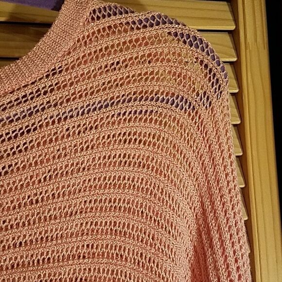 Apt9 Sparkly Pink XL Asymmetrical Sweater - Picture 5 of 7